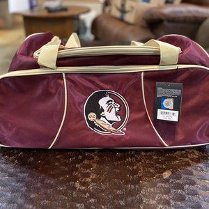 Florida State Logo Athletic Duffel Bag With Pocket For Shoes - New With Tags